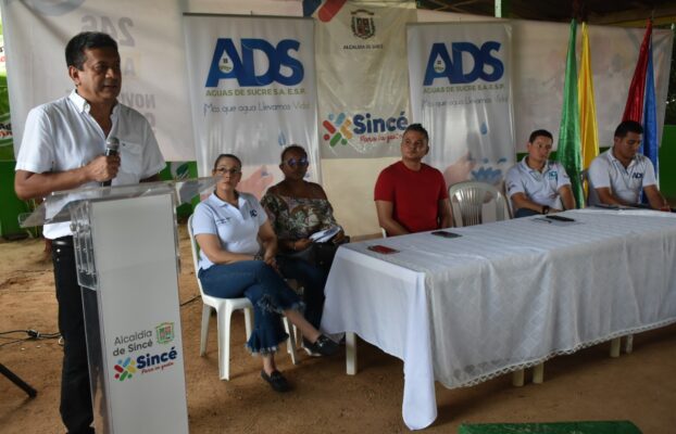 EL PDA DE SUCRE LLEVARÁ COBERTURA TOTAL DE ACUEDUCTO AL MUNICIPIO DE SINCÉ