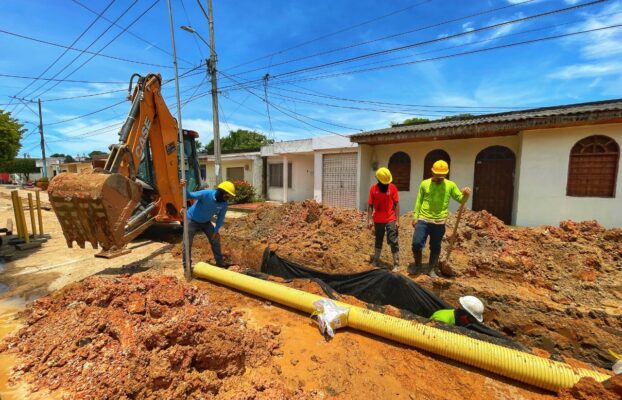 ASÍ AVANZAN LAS OBRAS DE REDES DE ALCANTARILLADO EN EL MUNICIPIO DE SAN MARCOS