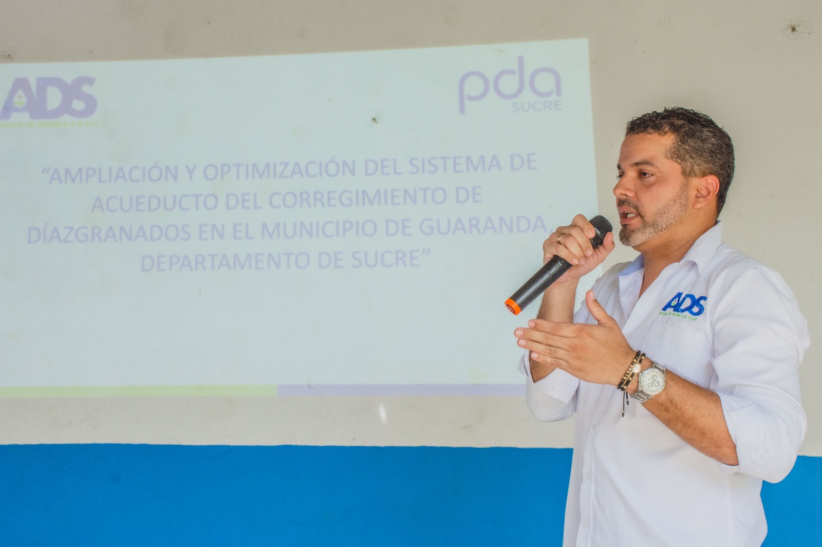 PDA SUCRE LLEVARÁ AMPLIACIÓN Y OPTIMIZACIÓN DEL SISTEMA DE ACUEDUCTO A DÍAZGRANADOS, GUARANDA