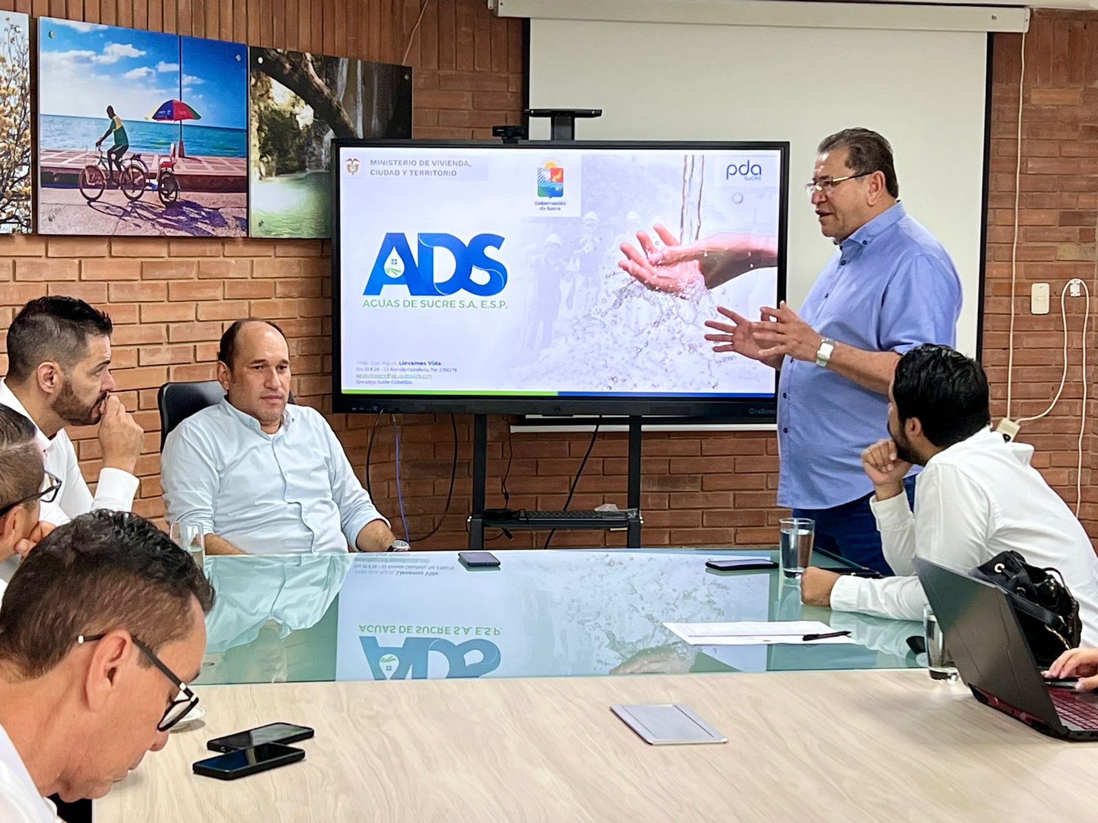 Aguas de Sucre participa en mesa técnica con inversionistas mexicanos para acuerdos de cooperación internacional